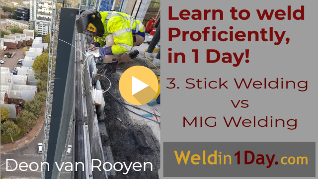 Stick welding vs MIG welding